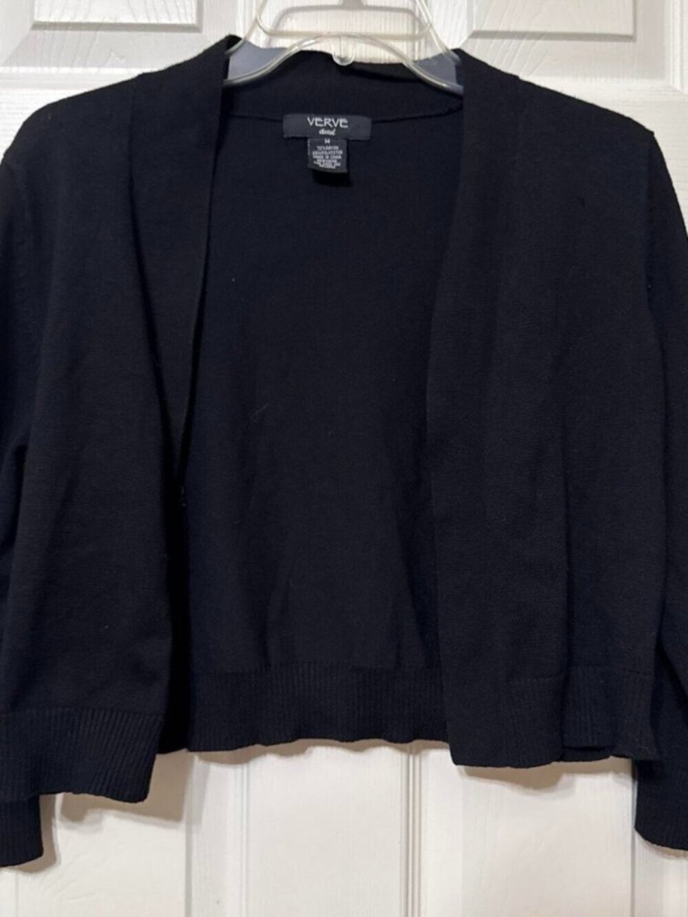 Women’s Verve Ami M Black crop cardigan #cardigan #feminine